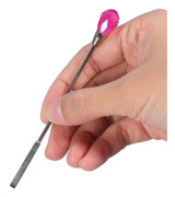 Nagelspatel Plockare Sked Akryl UV Gel Pulver Blandningspinne Rörpinne Manikyrverktyg Set Röd röd