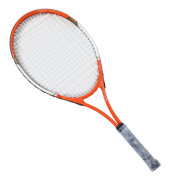 27 tums tennisracket för vuxna tonåringar aluminiumlegering nylon fritids tennisracket med racketväska för nybörjare röd