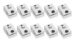 10 st Aluminium Värmeblock PT100 Sensor för V6 3D-skrivare Värmare Munstycke Tillbehör