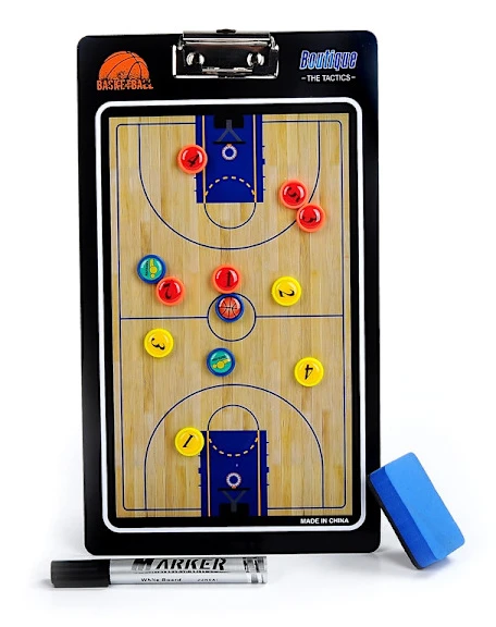 Taktiktavla med tillbehör Whiteboard-Marker-Pen/Magneter, Dubbelsidig Magnetisk Tavla Taktiktavla Coach Tavla Träningsbräda, Olika sporter