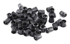 10mm LED 50st Lamphållare Diodhållare Nylon Svart Clip Infattning Fäste Användbar
