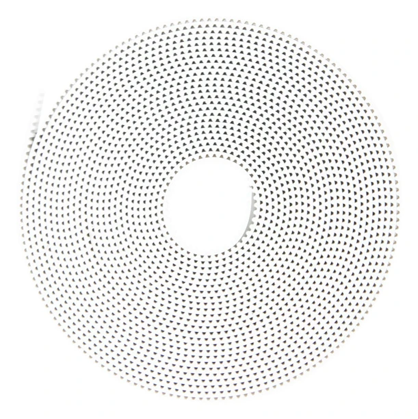 Synkron Vit Halkfri Tandrem Stålkärna 2GT 6mm 5 Meter