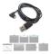 USB-kabel för Wacom Intuos CTL480 490 690 CTH480 490 680690 Touch-Digital-Art-Ritplatta-Pad-Data-Laddningskabel