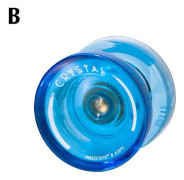Yoyo - Magic Toy Yoyo K2, Transparent, Färgglad, För Pojkar, Klassisk, Barndom, Boll, För Nybörjare LGL K2 Transparent Blue