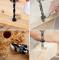 Annular drill, drill depth stop, drill stop ring, woodworking positioner, stop ring with hex key, for 3-16 mm continuous drills