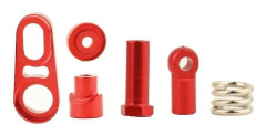 Metall 2-växlad Servo Saver Set Axi252025 för Axial Scx6 1/6 Rc Crawler Bil Uppgraderingar Delar Tillbehör