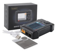 I lager toolkitrc st8 2.4 tft 7-28v 8-kanals servo integrerad testare 4 oberoende gränssnittssignaltest