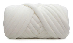 250/500g Virkningsgarn Garnkula VIT 500G White 500g