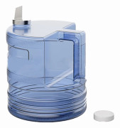Livsmedelsgodkänd plastflaska med ergonomiskt handtag 1 gallon destillationsbehållare