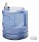 Livsmedelsgodkänd plastflaska med ergonomiskt handtag 1 gallon destillationsbehållare