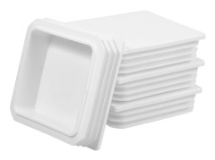 Återanvändbara Staketstolpshattar Deck Stolpshattar För Husägare Vattentäta 10.00X10.00X2.70CM 4st