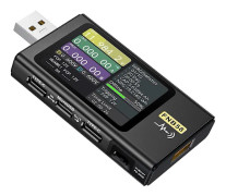 Fnb58 USB-testare Spänning Ström Effekt Testare, Snabb Laddningsdetektering Trigger Kapacitetsmätning-WELLNGS