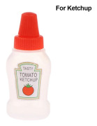 Mini portabel liten såsbehållare Tomatssåssalladsdressing Ketchup