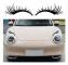 2 Par Eyelashes Bilstrålkastardekaler Black