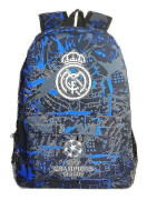 Graffiti Real Madrid Uefa Champions League Axelväska Fan Ryggsäck Student Skolväska Förvaringsväska H B