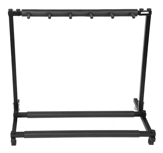 Metall Gitarr Displayställ Rack Organizer Hållare Instrument Tillbehör 5 Platser
