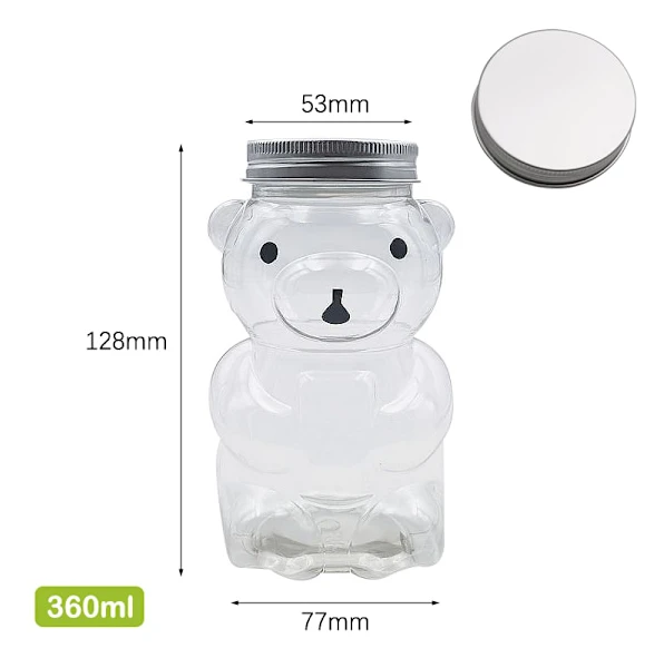 Engångsdrinkflaskor e Bear Plastkopp Juice Beverage Stor