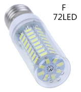 E27 LED-lampa LED-lampa 220V 240V LED majslampa 48 60 80 126 200 5W