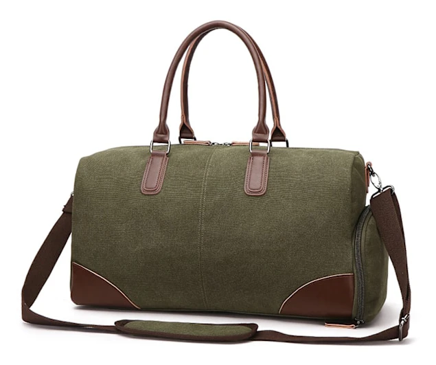 Resväska Oversize Resväska Weekendväska Duffelväska Vintage Handväska