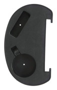 Lounges Chair Cup Holder Tray & Mobiltelefon Slot Clip på Sidorna Cup Table Tray Black