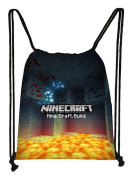 Minecraft Gymväska, Tålig, Bekväm och Ventilerande Dragskoväska, En Fantastisk Present till Erfarna Spelare 16