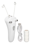 Facial Hair Removal Device USB Rechargeable LED Light Electric Epilator