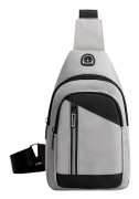 Sling Bag Liten Ryggsäck För Kvinnor Män Lätt En Rem Ryggsäck Resa Vandring Bröstväska grey