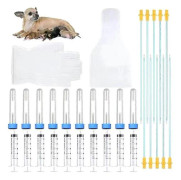 10 Set Avels-kit Artificiell Insemination Hund Avels-kit Insemination Uppfödare Kit kompatibelt med Små och Medelstora Raser (Fww)