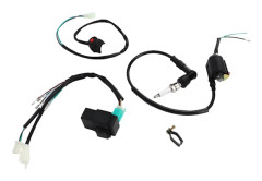 Kick Start Motor Kabelstam CDI Box Tändstift Tändspole Handtag Brytare Vävsats för 50cc 70cc 110cc 125cc 140cc 160cc Dirt Pit Bike ATV