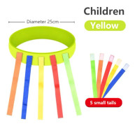 Utomhus svansfångande leksak för barn - Teamwork Träningsutrustning för dagis kul Children-Yellow