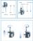 Shower set Ikonka Castors for the shower cabin, set of 8 pcs. KK9646