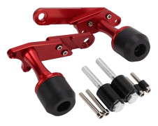 CBR500R CB500X 2019+ Motorcykel Ram Slider Röd Aluminiumlegering Rostskydd Ersättning