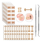 Ingrown Toenail Corrector Stickers Set With Toenail File And Lifter Manicure Tool