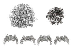 400 st Reparationskit för växthus inkluderar 100 Glazing Clips W Wire Clips, 100 Z Overlap Clips och 100 Gröna