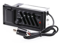 4-bands EQ Equalizer Piezo Pickup för EQ-7545R Förförstärkare Akustisk Gitarr Förförstärkare Förstärkare Stämapparat