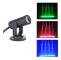 RGBW 1W LED-scenbelysning Spin Pinspot Light Beam Spotlight Party DJ Disco DMX (FMY)