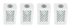 4X Mopptrasor Silver Ion Bakteriostatisk Modul för X10 S10 Dammsugare Reservdelar W10S S20 X20 Vit