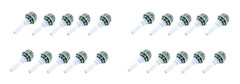 20 st Foam Flower Handle Bouquet Holder for Arrangements Wedding Supplies