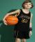 Säsongskampanj! Högkvalitativt LeBron James #23 Basketlinne Set Lakers Uniform för Barn och Tonåringar Svart Black Black.I