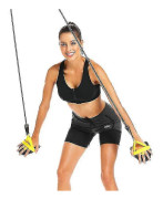 Simtränare Armstyrketränare 60lb Simmotståndsband Set För Simträning Svart-9