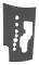 Kolfiber Gear Shift Trim Cover för RAV4 06-12