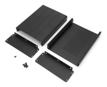 Matte Black GPS Case - Aluminum Alloy Shell, Compact Design