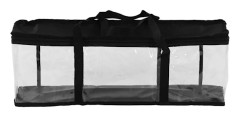PVC-verktygsväska transparent dragkedja dammtät stor kapacitet verktygsorganisatör för underhåll 61 X 15 X 21cm
