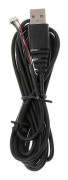 Slitstark 2,1 m svart mus-kabel för Steel Series Rival 300 mus, ersättningstillbehör, 1 st Multicolor
