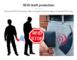 Svart-RFID NFC Skydd Plånbok Korthållare 5st Kort (Äkta Läder) Svart
