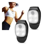 USB Uppladdningsbar LED Utomhus Natt Clip Löparlampa, Multifunktionell Ultraljus Promenadslampa, Löparfackla, Jogging, Camping, Vandring, Hund