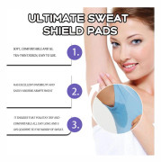 Armhålesvettlappar, Ultimate Sweat Shield Pads, Armhålesvettlappar för kvinnor och män, Engångsarmhåleskydd för kläder som svettas Unflavore 10pcs