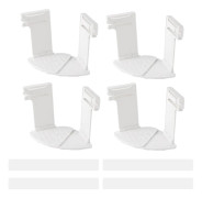 4-pack Bed Sheet Holders, Adjustable Non-Slip Sheet Fasteners, 90-180 Degree Rotation for Bedroom, Farmhouse, Hotel, Home