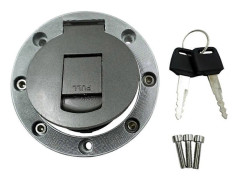 för Yamaha TZR125 TZM150 FZR250 FZR400 YZF R1 R6 600 TDM850 TDM900 TRX850 FJ1200 Bränsle Bensintank Lock S
