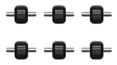 Mjuka rullardelar för V6 V7 V8 V10 V11 V15 Dammsugare D